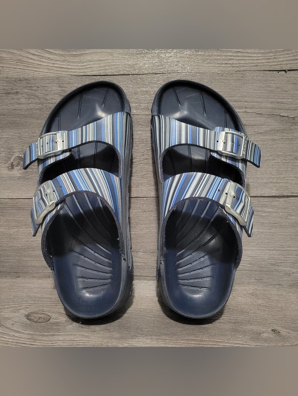 Birkenstock Birki's Blue Striped EU size 40 sandals
